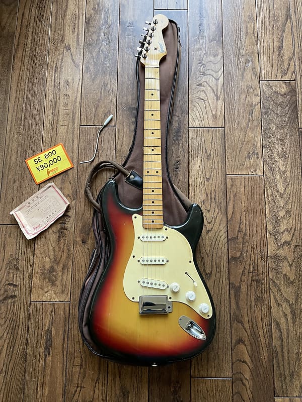 Vintage 1976 Greco SE-800 Stratocaster Super Sound Electric Guitar '50s  Reissue MIJ Fujigen fender