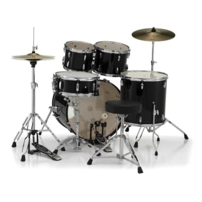 Pearl Roadshow 5pc Drum Set w/Hardware & Cymbals Jet Black RS525SC/C31 image 11
