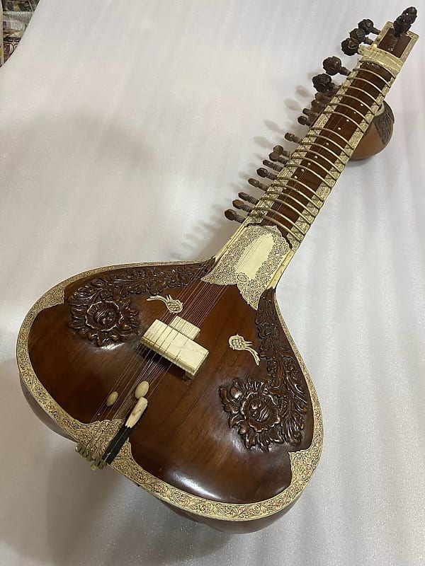 Vintage Professional Hemen & Co Sitar Large Tumba Loud Reverb UK