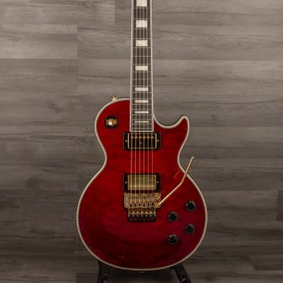 Epiphone Alex Lifeson Les Paul Custom Axcess Quilt - Ruby (Incl. Hard Case) image 2