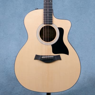 Taylor 114ce Grand Auditorium Spruce/Walnut Acoustic Electric Guitar - 2204033214-Natural image 1