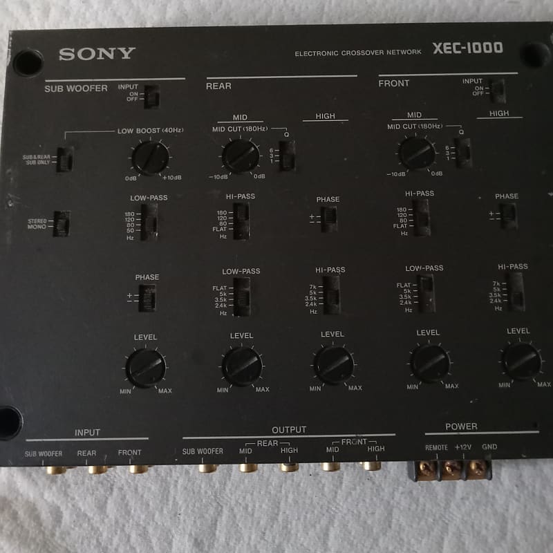 Vintage Sony's 5-WAY CROSSOVER  (XEC-1000) image 1