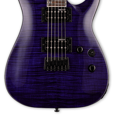 ESP LTD H-200 FM  See Thru Purple electric guitar image 1