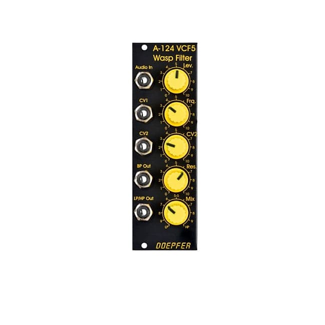 Doepfer A-124SE - VCF5 Wasp Filter (Special Black/Yellow Edition) [Three Wave Music] image 1