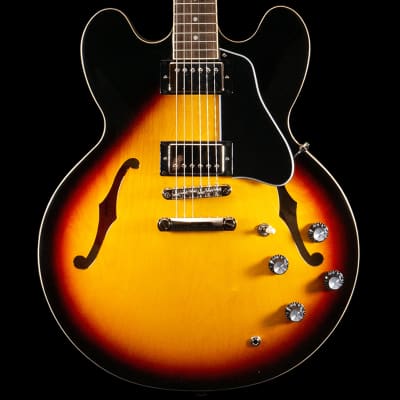 Epiphone ES-335 Guitar in Vintage Sunburst w/ Upgrades & Hardcase for sale
