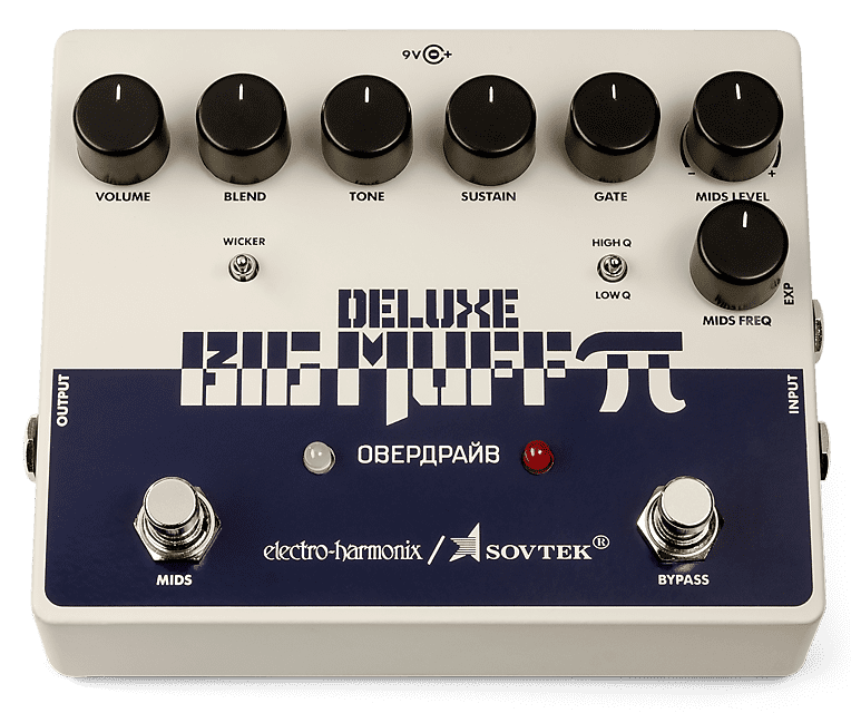 EHX Electro-Harmonix Sovtek Deluxe Big Muff Pi Distortion Guitar Effects Pedal image 1