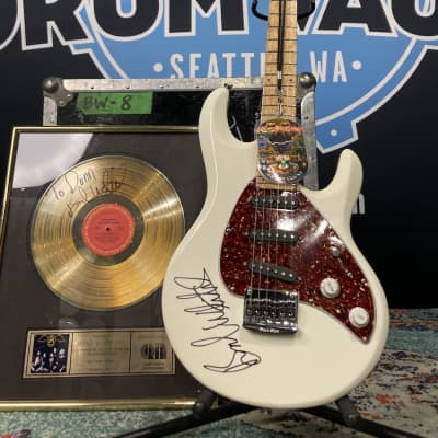 Music Man Brad Whitford’s Aerosmith, Silhouette Guitar, Signed! Authenticated! (BW2 #29) - White image 1