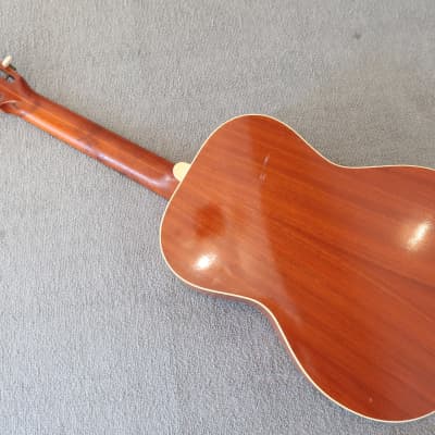 Vintage 1960s Espana Classical Guitar Made In Sweden Dinged Up Worn In Player Grade Low Action image 9