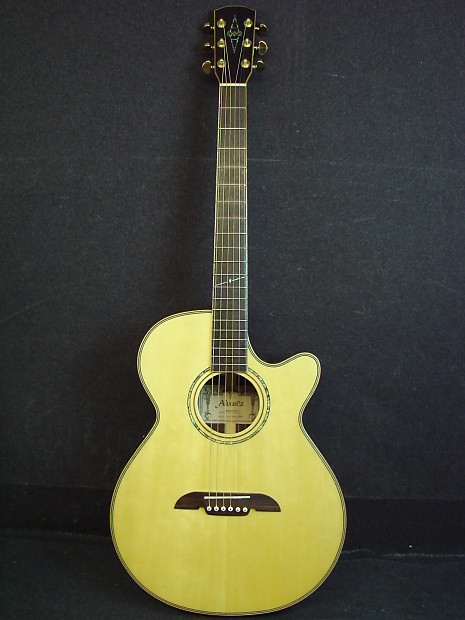 2004 Alvarez PF90SC NAT Acoustic Electric Guitar W Case