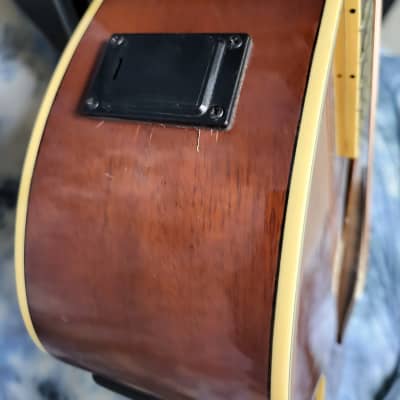 1999 Yamaha Compass Series CPX8M Cedar Top Acoustic Electric Guitar Pro Setup New Strings Original Hard Shell Case image 9