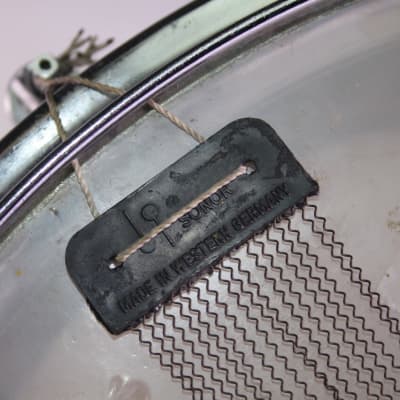 Sonor D444 Snare Drum Vintage 60s Teardrop 8Lug Heavy Ferro-Steel Mallet Germany image 21