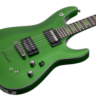 Schecter Kenny Hickey C-1 EX S Steele Green - FREE GIG BAG -Electric Guitar Sustainiac - Baritone - BRAND NEW image 3