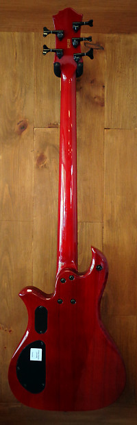 BC Rich NJ Series Eagle 5 String Bass - Trans Red | Reverb