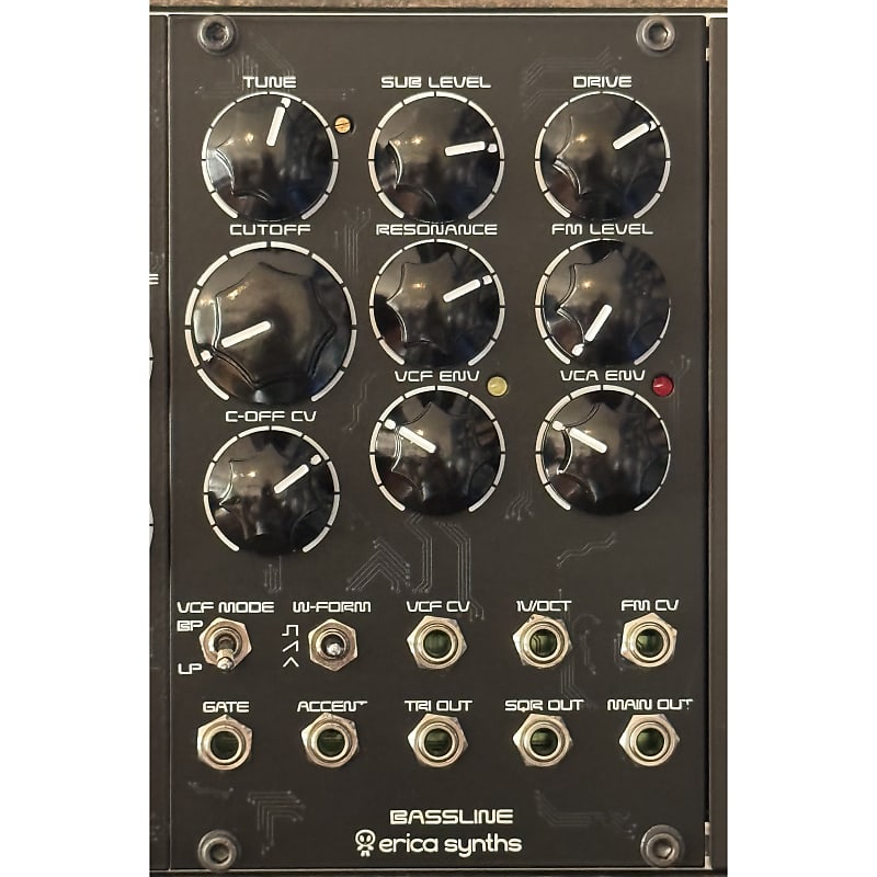 Erica Synths Bassline DIY 2019 Black Reverb