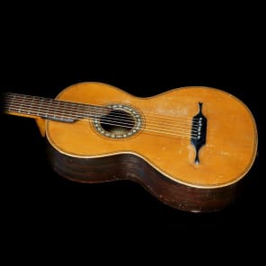 Unknown Seven String Parlor Guitar - Russian / German Made Circa 1900 image 2