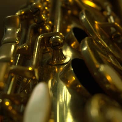 Yamaha YTS-61 Tenor Saxophone 1970's Gold Lacquer image 6