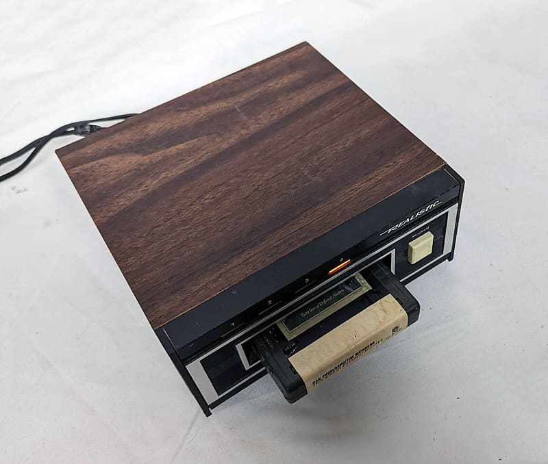 デッド・ストックRealistic 8-Track Player 日本製 Vintage Realistic 8 Track Player Modulaire 8 Model 12-1404