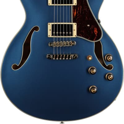 Ibanez AS73G Artcore Semi-Hollowbody Electric Guitar, Prussian Blue Metallic image 3