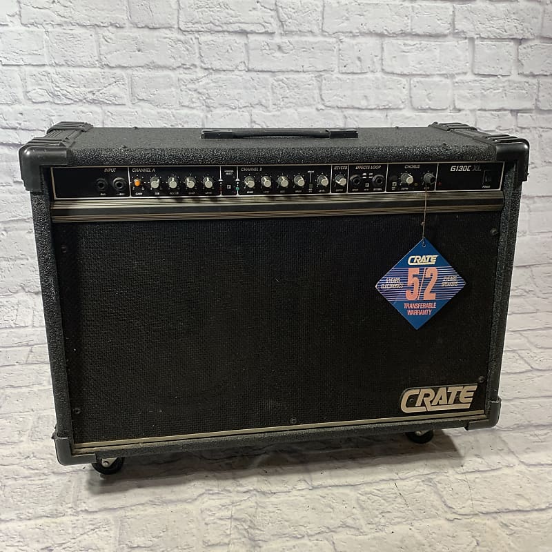 Crate G130C XL Chorus 2x12 Guitar Combo Amp w/ casters Reverb