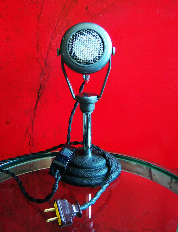 Vintage 1950's Turner 99 model dynamic microphone mod LED light lamp U9S 999 # 1 image 1