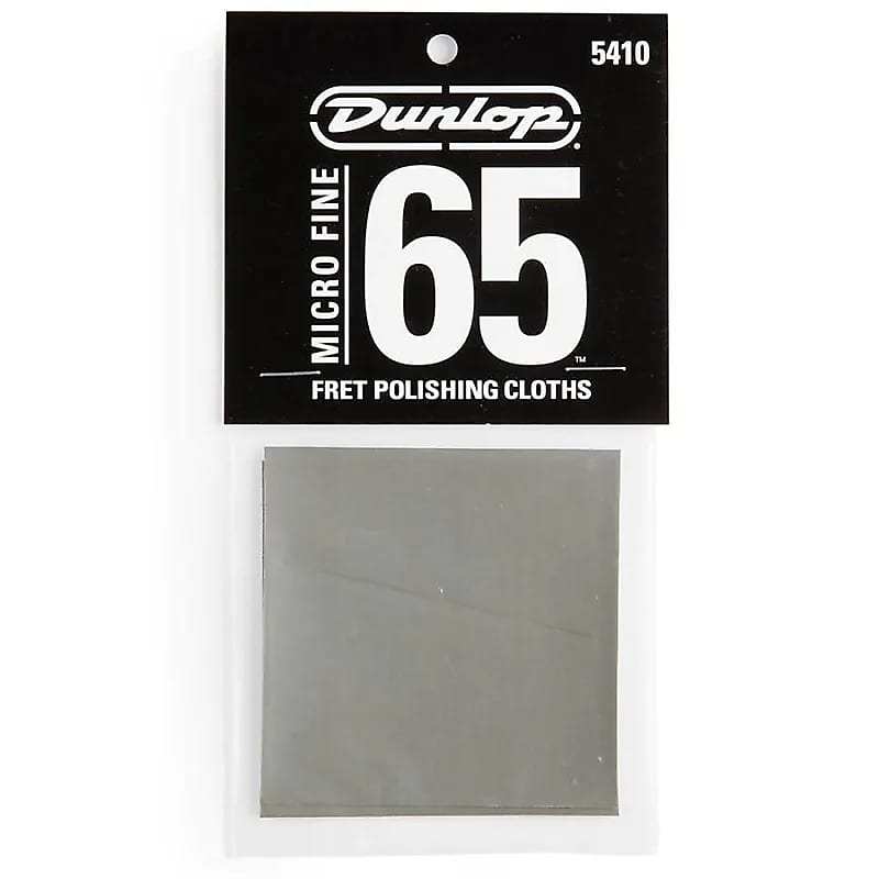 Dunlop 5410 Formula 65 Micro Fine Fret Polishing Cloths (2 Pack) image 1