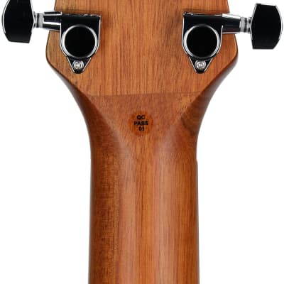 Luna Muse Series Safari 3/4-Size Acoustic Guitar (with Gig Bag), Mahogany Top image 7