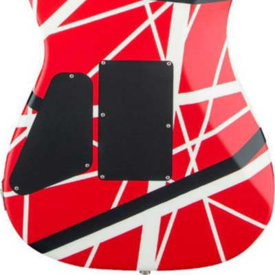 EVH Stripe Series Eddie Van Halen Electric Guitar Red/White image 3