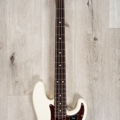 Fender American Professional II Precision Bass, Rosewood, Olympic White image 4