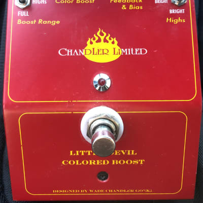 Chandler Limited Little Devil Colored Boost Pedal - Gearspace