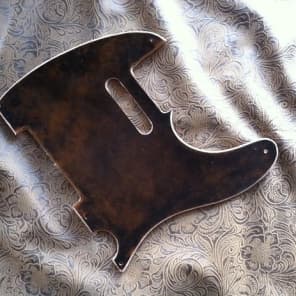 Hand Tooled Leather Pickguard fits Fender Telecaster image 2