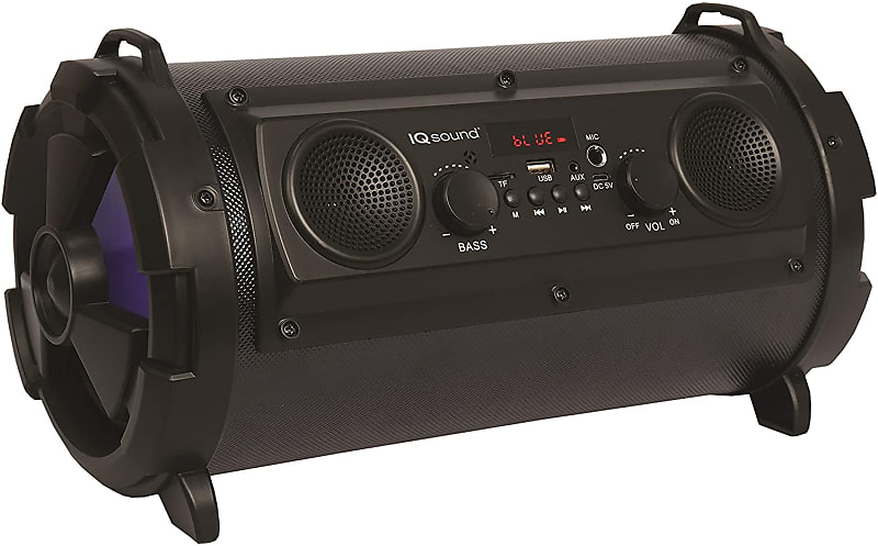 Supersonic - IQ-1525BTBLK - Portable Bluetooth Speaker System - Black image 1