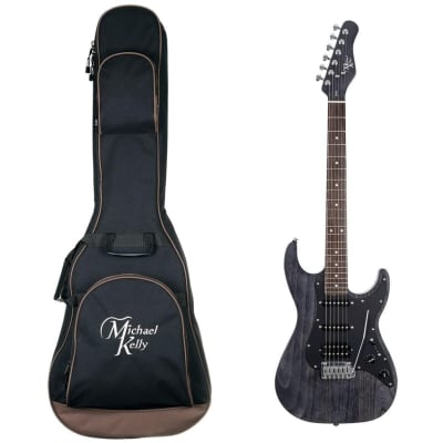 Burny RSG-55 '63 Black SG Electric Guitar | Reverb