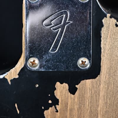 Fender '68 Landau Statocaster Jason Smith Masterbuilt from 2020 in Relic Black with original Hardcase image 8