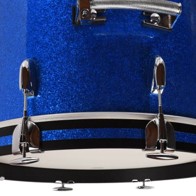 Gretsch Broadkaster 12/14/20 3pc. Drum Kit Blue Sparkle (Vintage Build) image 3