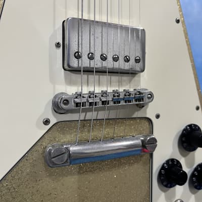 Burny LV 115KK LArc en Ciel ken Signature Gold Flying V Made