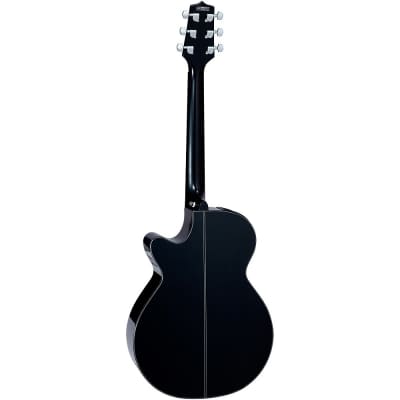 Takamine G Series GF30CE Cutaway Acoustic Guitar Gloss Black image 4