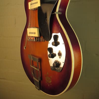 ⚠️ 1960 Hoyer Starlet Semi Thinline, electric, solid top. image 6