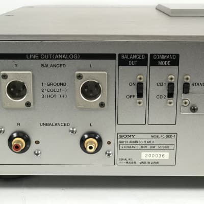 Sony SCD-1 Super Audio CD Player w/ Remote image 15