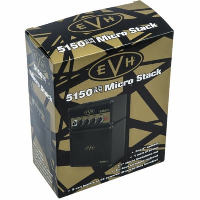Eddie Van Halen EVH 5150 III EL34 Micro Stack Electric Guitar Amplifier, Black and Gold image 6