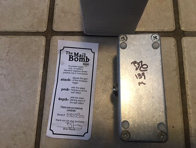 【美品】Menatone Mail Bomb Mini エンベロープフィルター MenatoneMail Bomb Mini《エンベロープフィルター》【オンライン