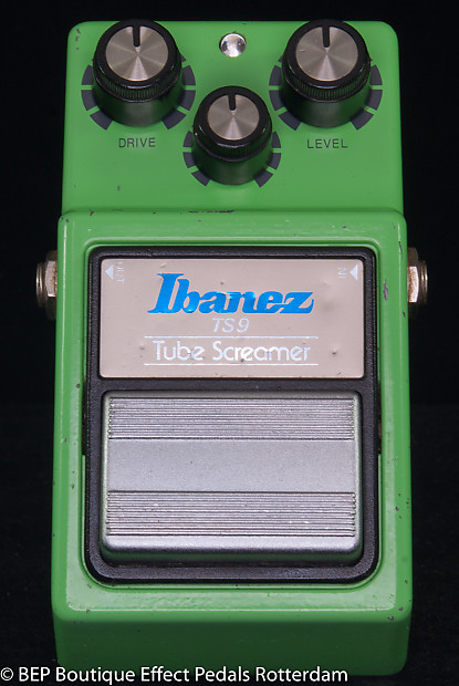 Ibanez TS-9 Tube Screamer 1983 Japan s/n 311177 Silver Label