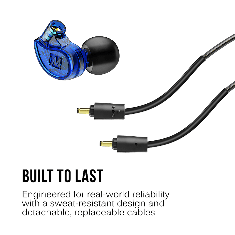 MEE audio M6 PRO 2nd Generation Musicians in-Ear Monitors Wired + Wireless  Combo