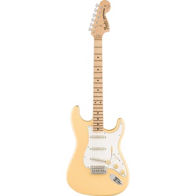 Fender Yngwie Malmsteen Stratocaster®, Scalloped Maple Fingerboard, Vintage White for sale