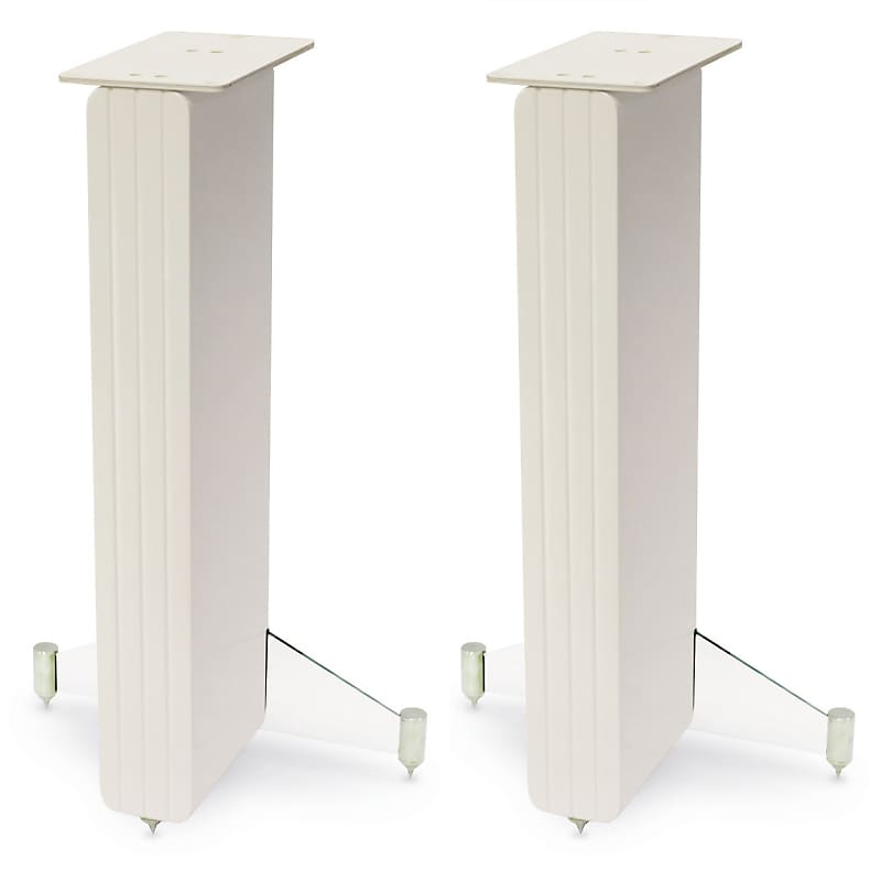 Q Acoustics Concept 20 Speaker Stand Pair (Gloss White) | Reverb