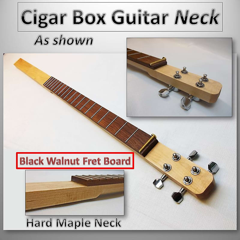Guitar neck Tie Clip – Maple wood tie bar – Goth Chic