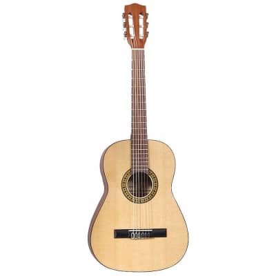 J. Reynolds JR15N Dreadnought 36-Inch Student Classical Nylon 6-String Acoustic Guitar with Gig Bag image 2