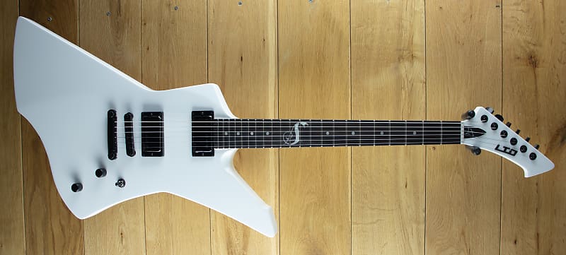 LTD SNAKEBYTE  White ストラップ付き 美品 ESP LTD Snakebyte James Hetfield Signature 2022 White WITH