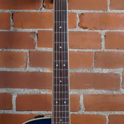 Yamaha DWX-8C Acoustic Electric Guitar Blue image 5