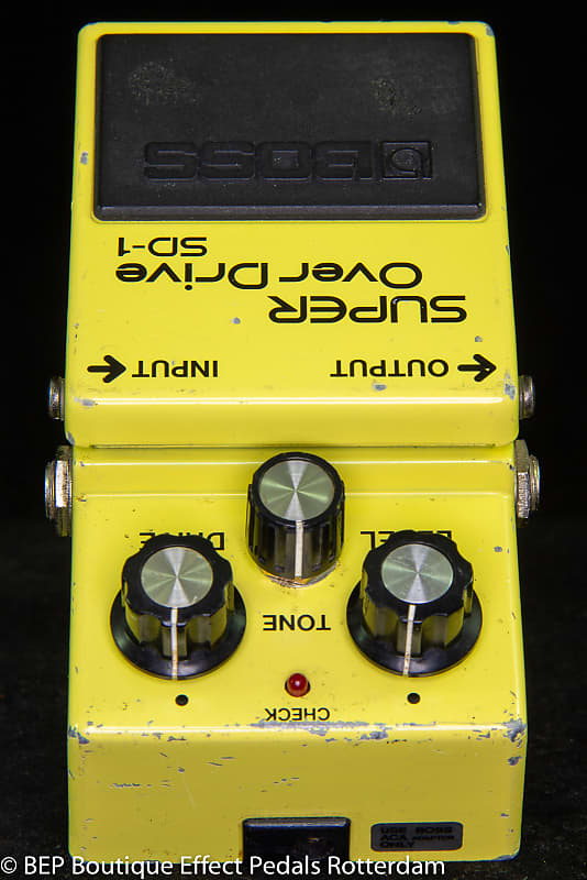 Boss SD-1 SUPER Overdrive 1985 s/n 560400 Japan as used by