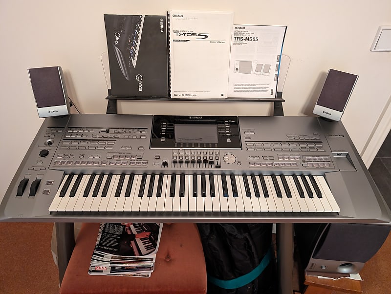 Yamaha Tyros5 61Key Arranger Workstation Keyboard 2010s Reverb UK